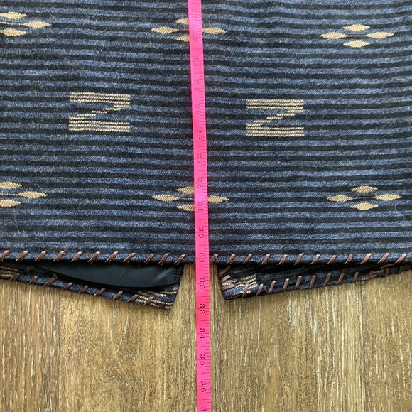 Vintage Lauren Ralph Lauren Southwest Wool Wrap Size 4P Skirt - Picture 8 of 9